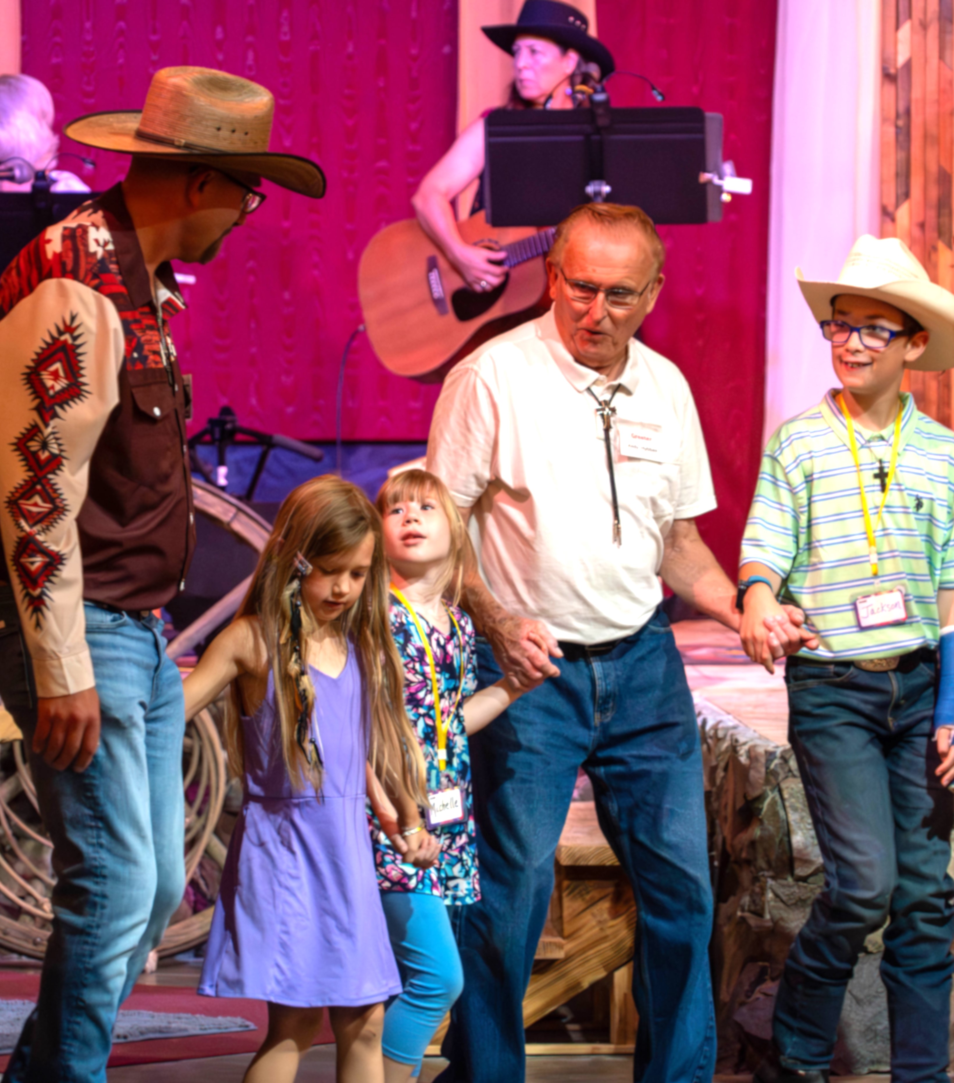 Women gathered together at Cowboy Church